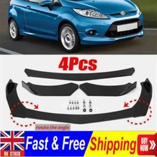 For Ford Fiesta RS ST Studio Style Zetec Gloss Front Bumper Lip Spoiler Splitter
