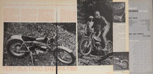 Bultaco sherpa 350 - bultaco, t