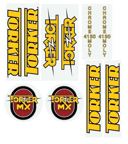 Torker decal set old - torker,