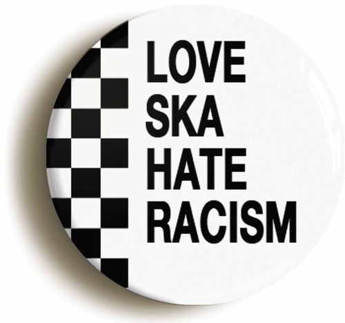 Love ska hate racism - love, badge