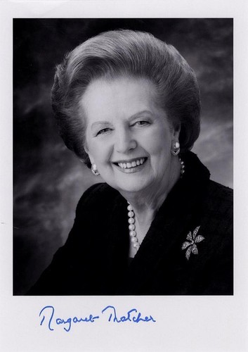 Margaret thatcher signed - margaret,