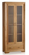 Oak Furniture Land Bevel Display Cabinet RRP £ 679.99