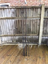Greys Platinum 12’ 2.75lb Tc Rods X3 Used Carp Fishing Gear