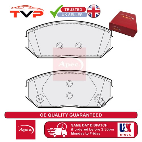 Apec brake pads set - brake,