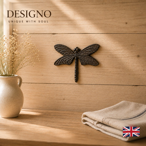 Cast iron dragonfly butterfly - dragonfly,