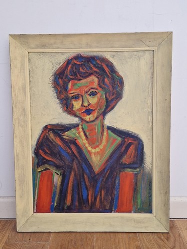 Naive folk art maureen - folk,