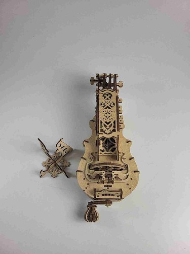 Ugears hurdy gurdy - hurdy, assembled