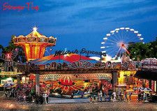 Faller Musik Express Roundabout Fairground Kit with Motor IV , HO Scale