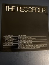 The Recorder - BR002 - Peter Gabriel Radicals Fish Food - LP Vinyl Record
