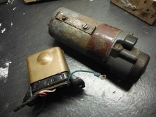 Lucas E3N L1 coil ignition 6v dynamo & MCR2 regulator control box vintage spares