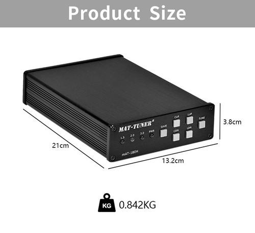 Mat 180h auto tuner 120w - mat-180h,