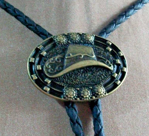 Western bolo tie - bolo, hat