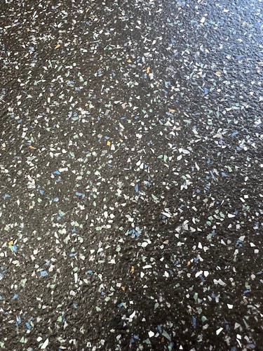 Precut shape black - precut, flake