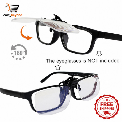 Clip flip magnifying - up,