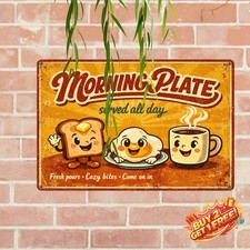Breakfast Coffee Diner Tin