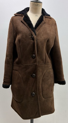 Ladies vintage sheepskin coat - vintage,