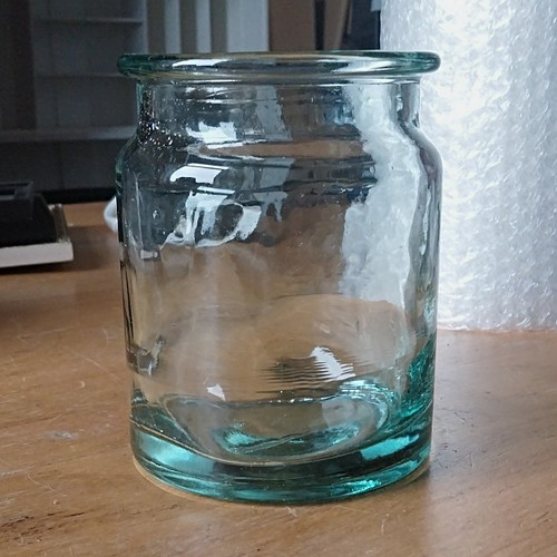 Clear glass wide mouth - wide, storage
