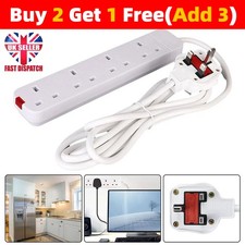 3M 4Gang Way UK Mains Plug