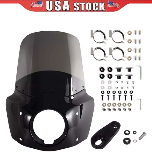 Smoke headlight fairing - fairing, w/15"