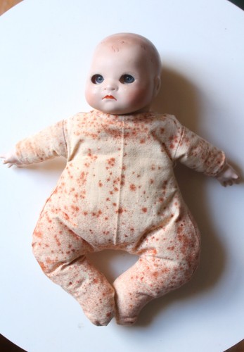 Vintage bisque head - bisque, grace