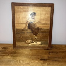 Vintage Marquetry Picture