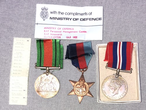 Ww2 medal trio 1939 star - ww2,
