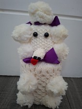 Vintage Kitsch Knitted  White