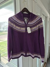 Womens Fair Isle Sweater Large