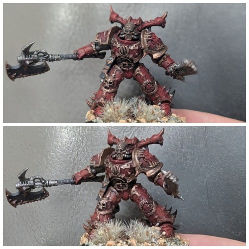 Chaos space marine - space, champion