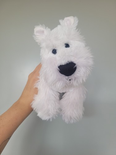 White company soft toy - white,