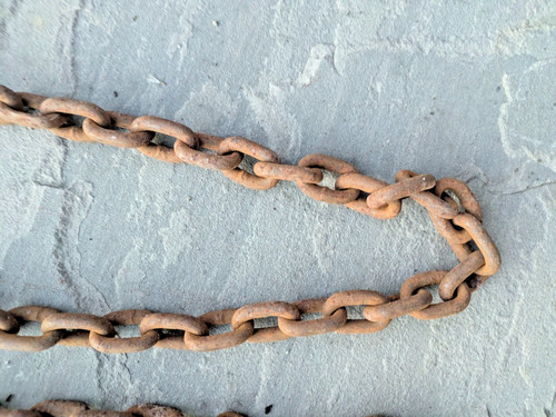 Old rusty chain - old,