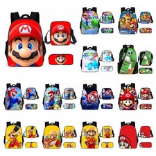 3Pcs Set Kids Boy Super Mario