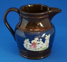 Prattware copper lustre