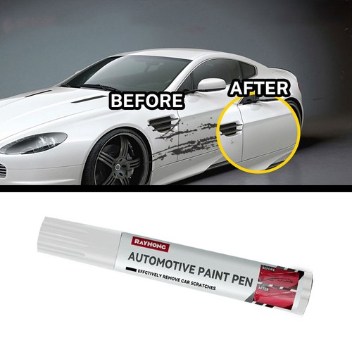 White car scratch repair - car, paint