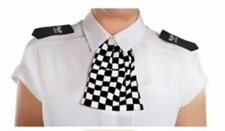 BLACK EPAULETTES SCARF SET WPC