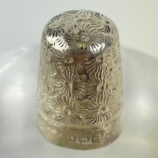 Antique Solid Silver Thimble