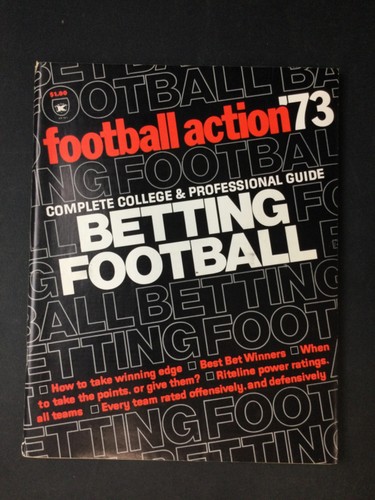 Vtg 1973 football action 73 - 1973, '73
