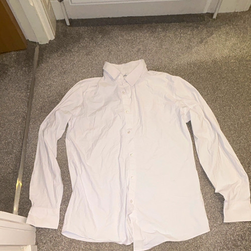 Zara men dress - dress, white