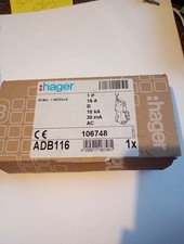 Hager ADB116 1 Module AC Class