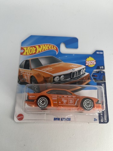Hot wheels bmw - csi, orange