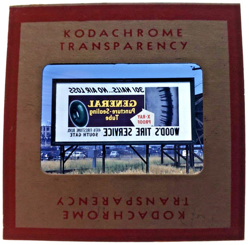 Kodachrome red border - slide, |