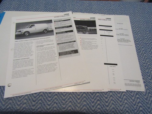 1990 chevrolet astro cargo van - astro,