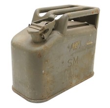 French Army 1950s Fuel Can 10 Litre Jerry Can Petrol Diesel Vintage Military