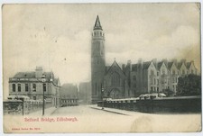 Belford Bridge Edinburgh Vintage Postcard C15