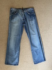 Lee Cooper Men's Jeans Light Blue Denim Straight Fit 34" Waist 30" Leg