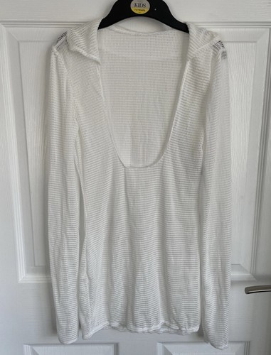 Ladies cream white low - white, front