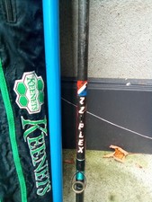 2 X 12ft Carbon Surf Beach Caster Rod & Sea Fishing Reel + Spare Spool 