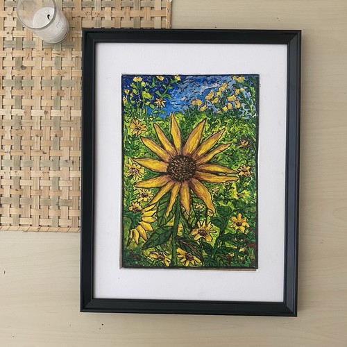 Sunflower original expressive - original,