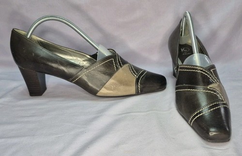 Clarks brown leather - by,