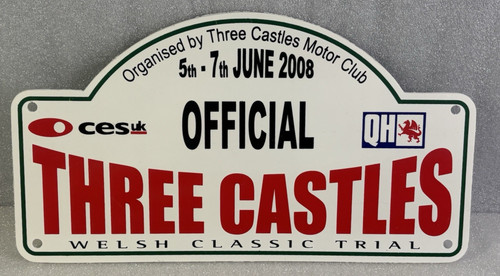 Automotive rally plate three - automotive,